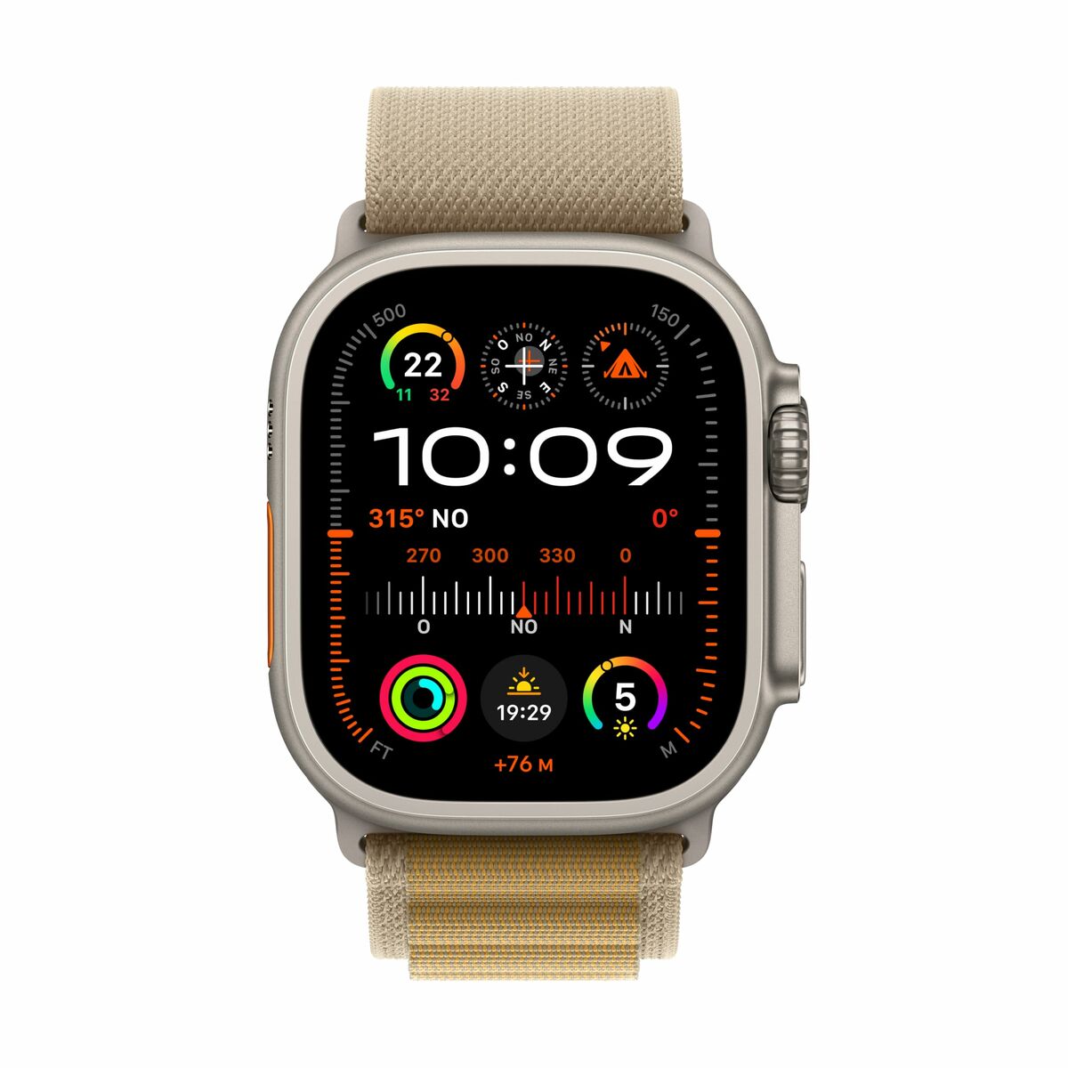 Smartwatch Apple MX4F3TY/A Titanium 49 mm-1