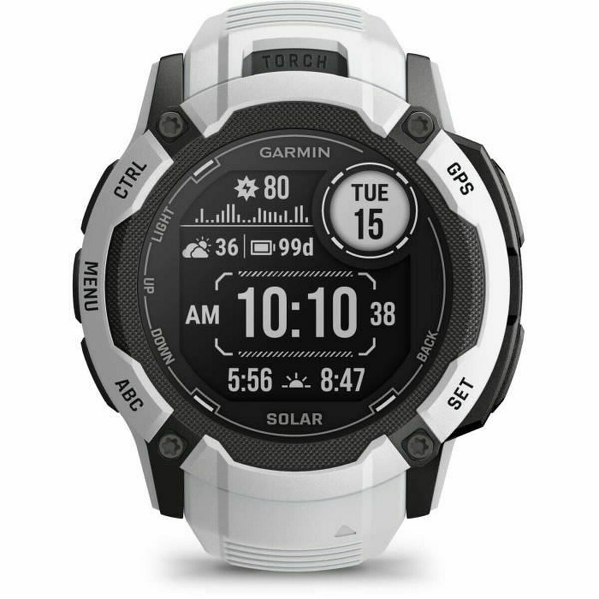 Smartwatch GARMIN 010-02805-04 White Grey-0
