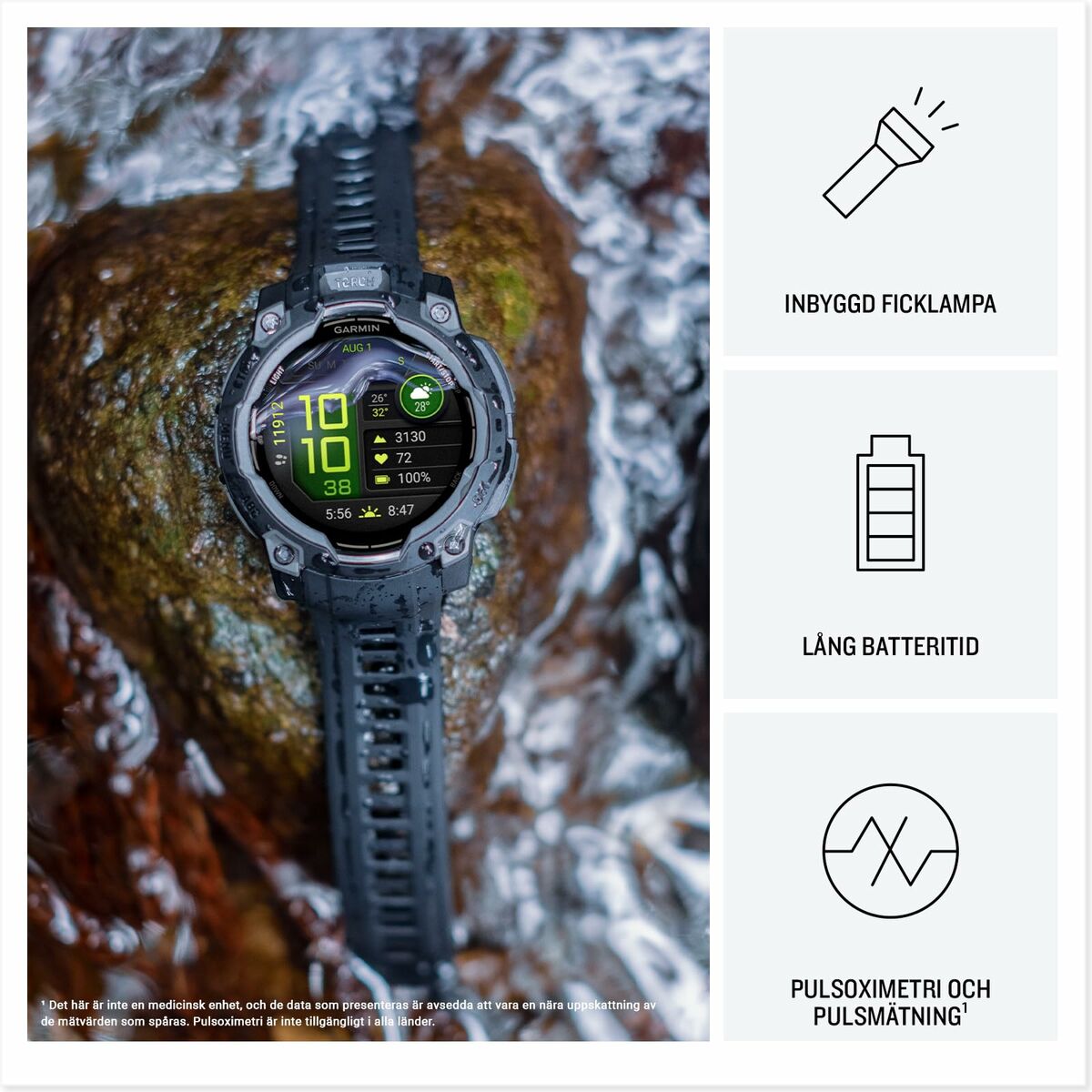 Smartwatch GARMIN 010-02936-00 Black 1,2" 45 mm-19