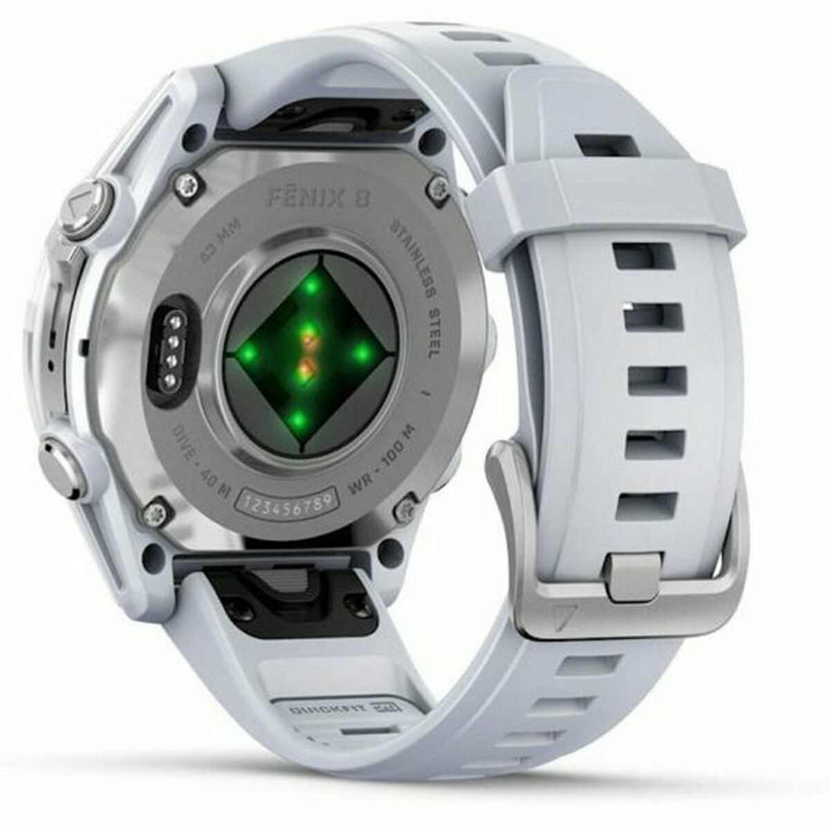 Smartwatch GARMIN 753759337971 White Silver-1